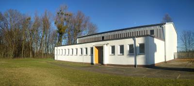 Turnhalle aus Südwesten