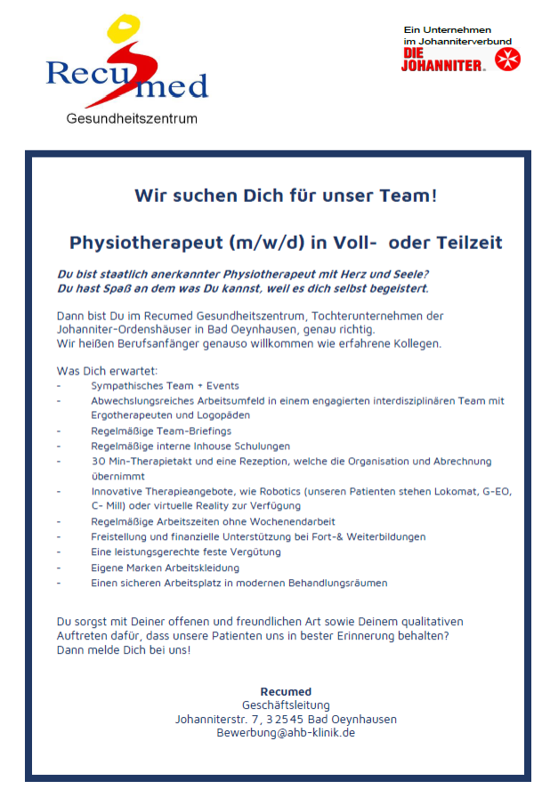 Physiotherapie_Recumed