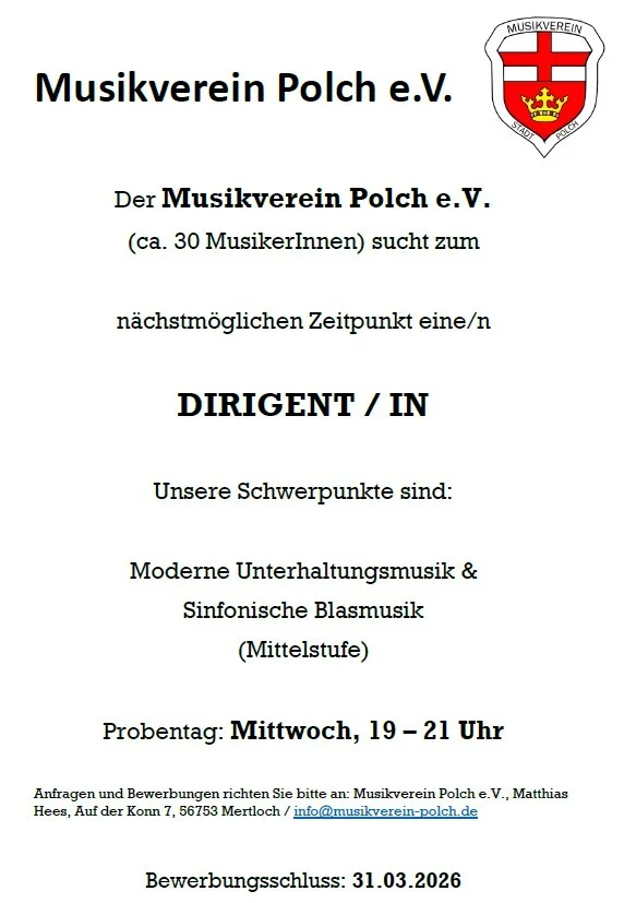 MV Polch_Dirigentengesuch