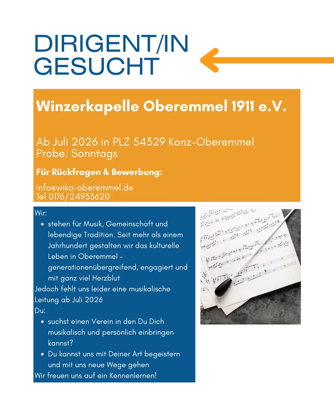 Dirigentengesuch_Winzerkapelle Oberemmel