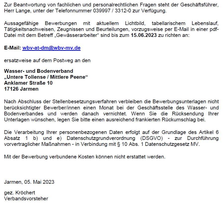 WBV UTMP_Gewässerarbeiter ab 01.08.2023_Unterlagen