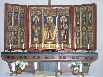 Altar der Kirche in Thomsdorf