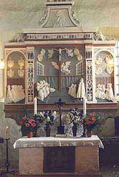 Altar der Kirche in Görsdorf