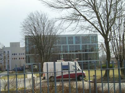 Das Deutsche Rundfunkarchiv auf dem Gelände des RBB in Babelsberg.