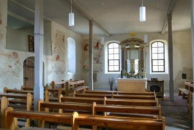 Kalkwitz - Kirche mit Wandmalerein