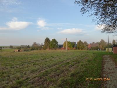 Blick über die Felder auf Klein Dammerow