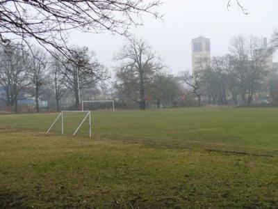 Fußball-Trainingsplatz