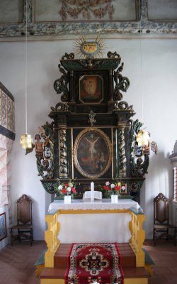 Altar der Dorfkirche Prensdorf