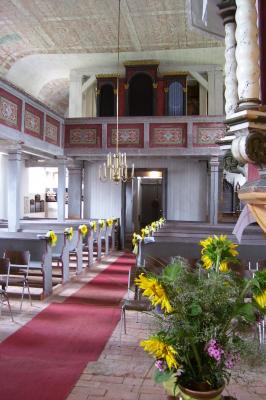 Welsickendorf - Blick zur Orgelempore