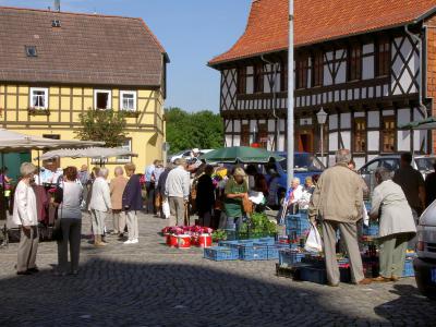 Markttreiben in Harzgerode