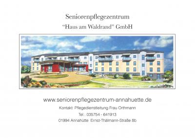 Vorschaubild Seniorenpflegezentrum “Haus am Waldrand” GmbH