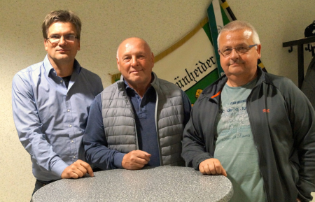 Foto: Vorstand des Fördervereins von links nach rechts Ray Winkler, Uwe Manohr, Klaus-Peter Schulz