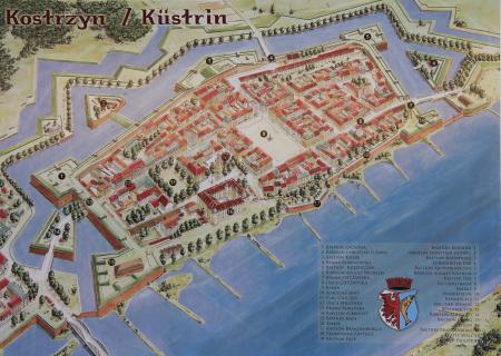 Altstadt & Festung Küstrin, Zeichnung: Robert Jurga