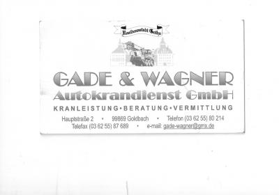 Vorschaubild Gade & Wagner Autokrandienst GmbH - Goldbach