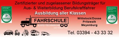 Vorschaubild Fahrschul und Kfz.-technischen GmbH Wittstock