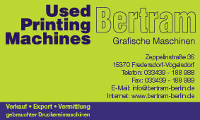 Vorschaubild Bertram Grafische Maschinen