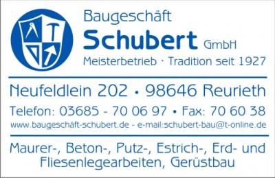 Vorschaubild Baugeschäft Schubert GmbH