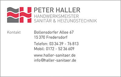 Vorschaubild Firma Peter Haller   Sanitär & Heizungsbau