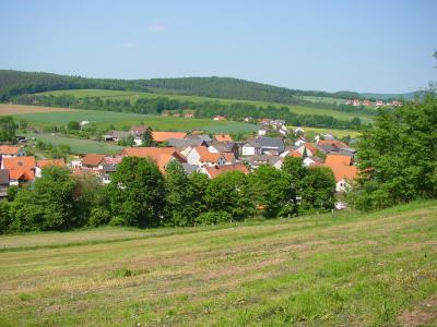 Blick auf den Ortsteil Gershausen