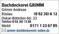 Vorschaubild Dachdecker Grimm, Andreas