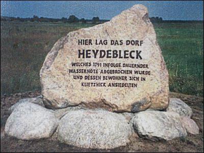 Vorschaubild Gedenkstein Heydebleck