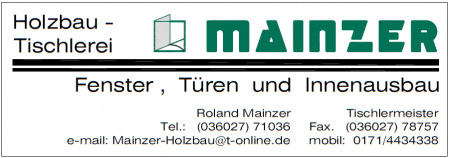 Vorschaubild Holzbau & Tischlerei Mainzer