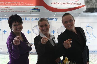 Team der Touristinformation (v.l. Jana Raschke, Aline Creifelds, Tim Engel)
