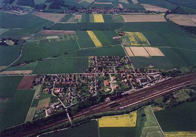 Luftbildansicht von Neu Eichenberg