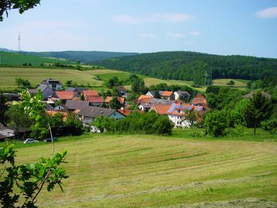 Blick auf den Ortsteil Goßmannsrode