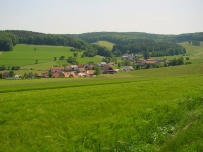 Blick auf den Ortsteil Reimboldshausen