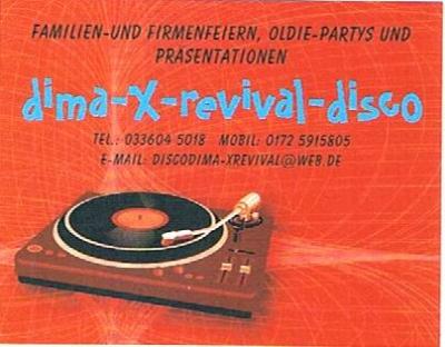 Vorschaubild Mobile Diskothek &quot;dima-x-revival-disco&quot;