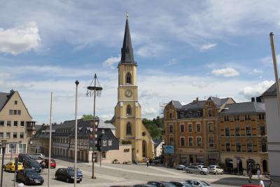 St.-Jakobi-Kirche Stollberg mit Markt 