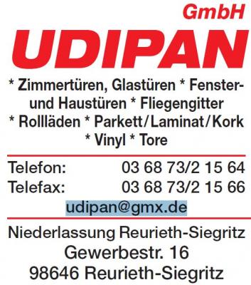 Vorschaubild UDIPAN GmbH - Niederlassung Reurieth-Siegritz
