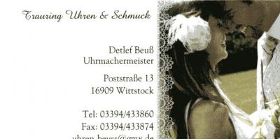 Vorschaubild Uhrmachermeister Detlef Beuß