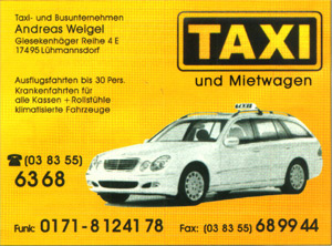 Vorschaubild Taxi- und Busunternehmen
