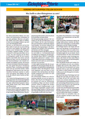 Vorschaubild Kleingartenverein "Wippertal" e.V. Sollstedt