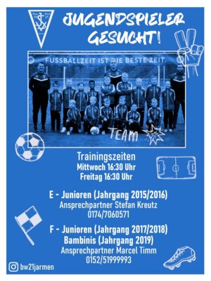 Jugendspieler gesucht!