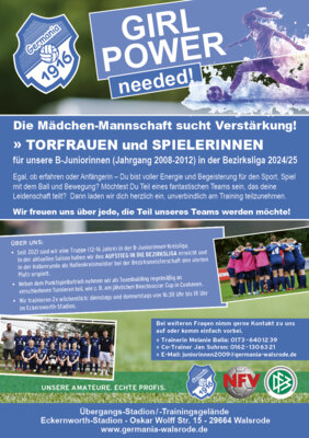 Jugend - Girlpower needed