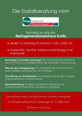 Flyer Pflegestützpunkt Neuruppin als Download