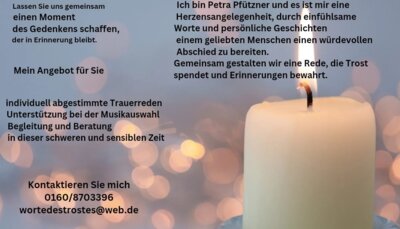 Vorschaubild Freie Trauerrednerin Petra Pfützner
