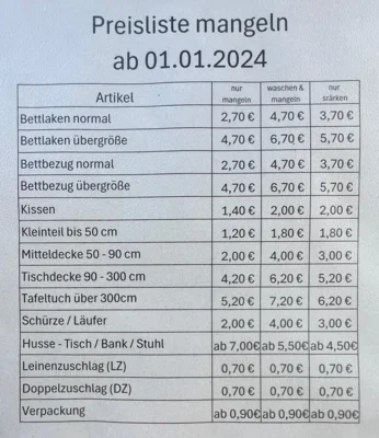 Vorschaubild DORA&acute;S B&uuml;gel- & Mangelservice