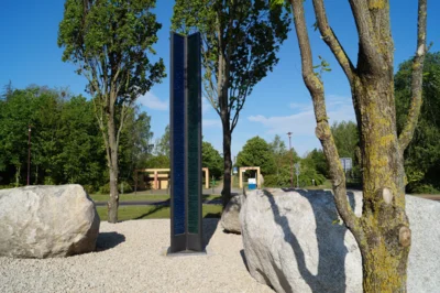 Glaskunstwerk &quot;Metamorphose&quot; von Angela Willeke