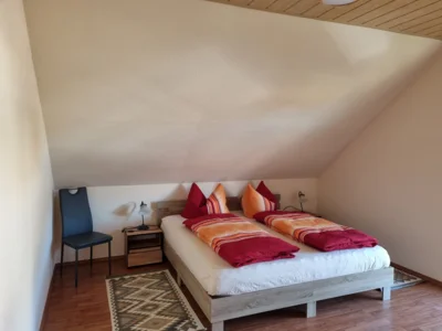 Ferienwohnung Zschirnsteinblick - Schlafbereich