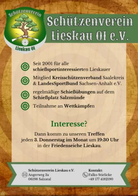 Vorschaubild Sch&uuml;tzenverein Lieskau 01 e.V.