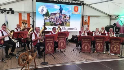 Auftrtitt der Oderbrucher Blasmusik