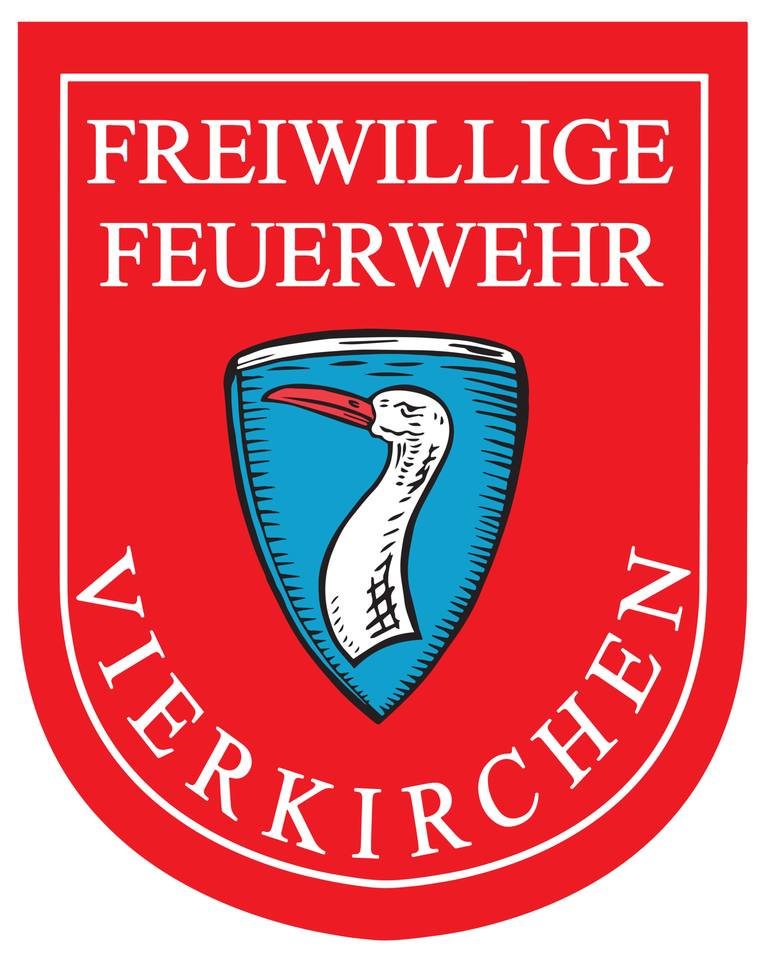 MIDLE Feuerwehr-Flagge 90x152 Cm – Gesticktes Logo, Vierfach Genäht, Wetterfest