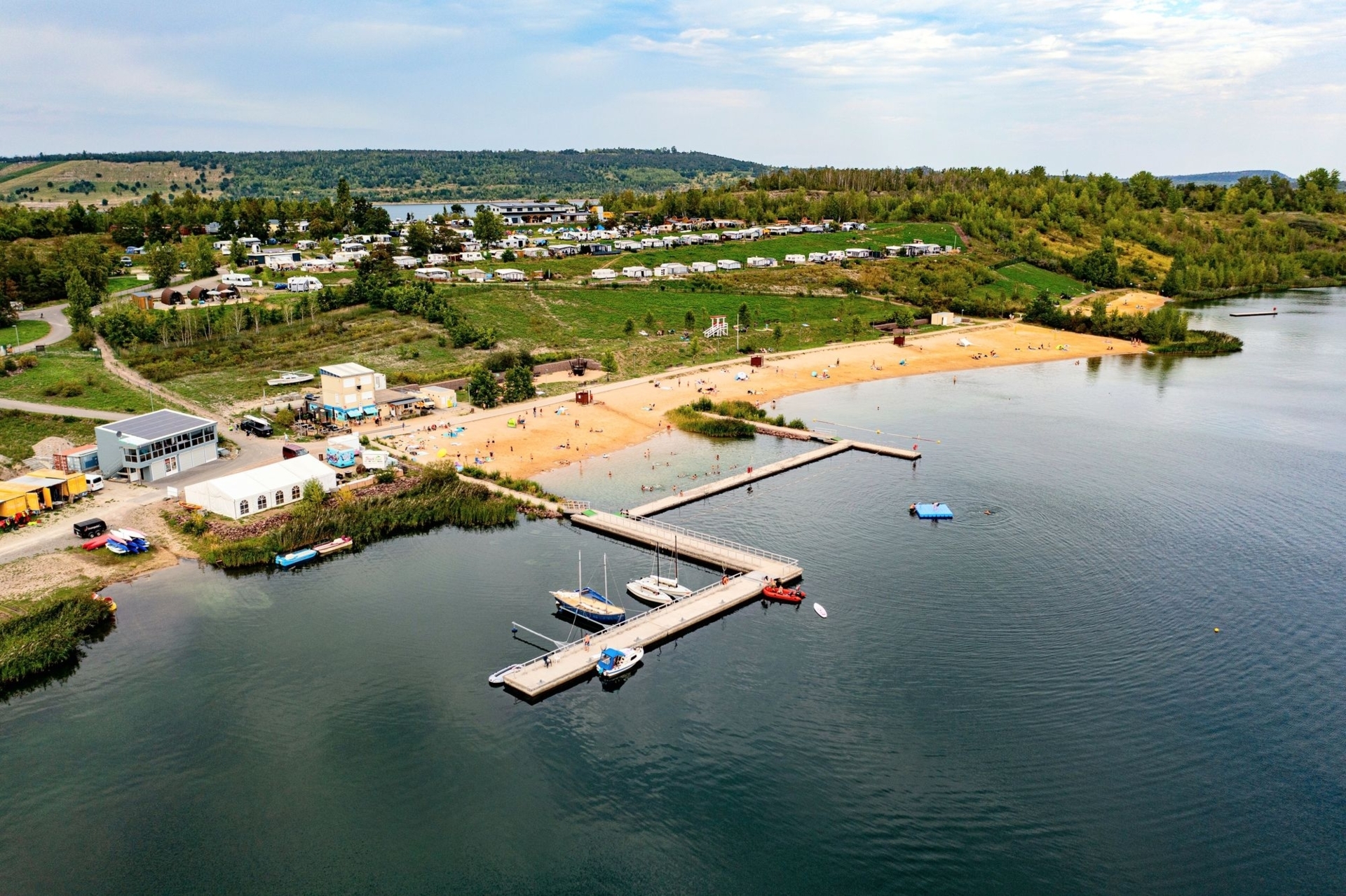 Strandbad Stöbnitz Stadt Mücheln (Geiseltal)