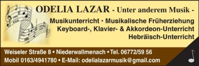 Vorschaubild Musikschule Odelia Lazar