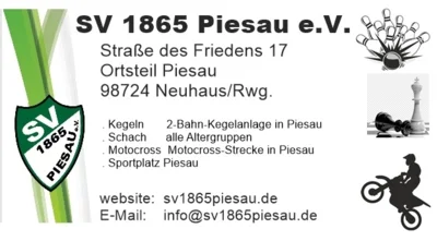 SV 1865 Piesau e. V. mit Abteilungen
