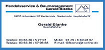 Vorschaubild Handelsservice & Baumanagement Gerald Blanke